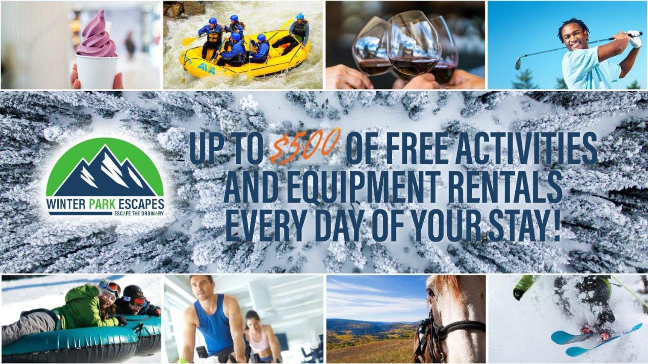 New Luxury Condo 1209 With Hot Tub, Ac & Great Views - 500 Dollars Of Free Activities & Equipment Rentals Daily Winter Park Exteriör bild
